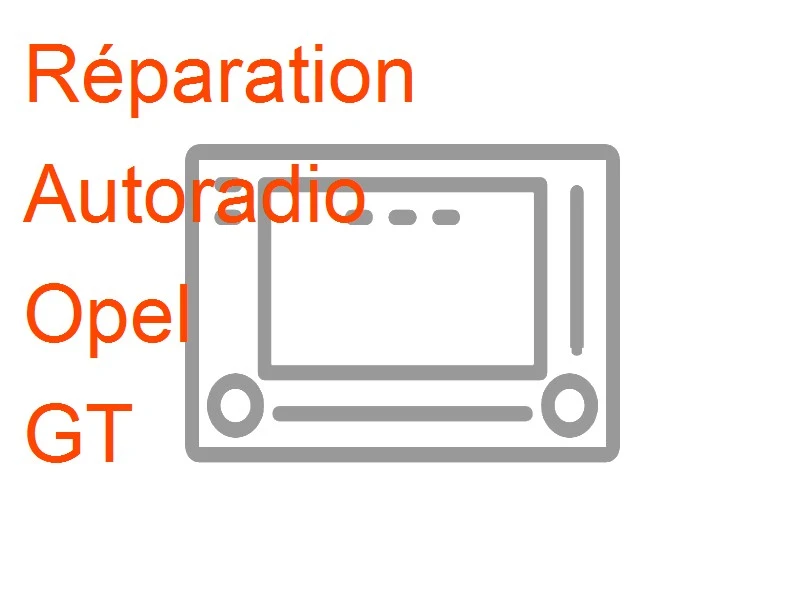 Autoradio Opel GT