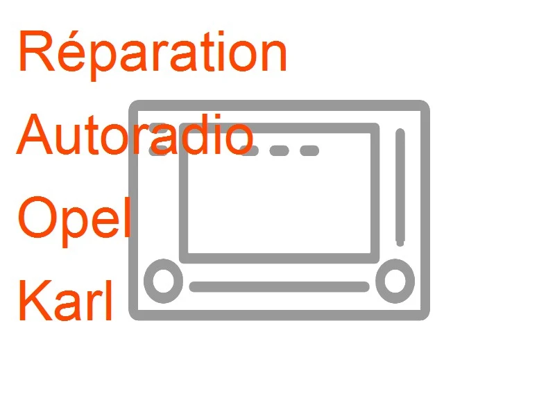 Autoradio Opel Karl