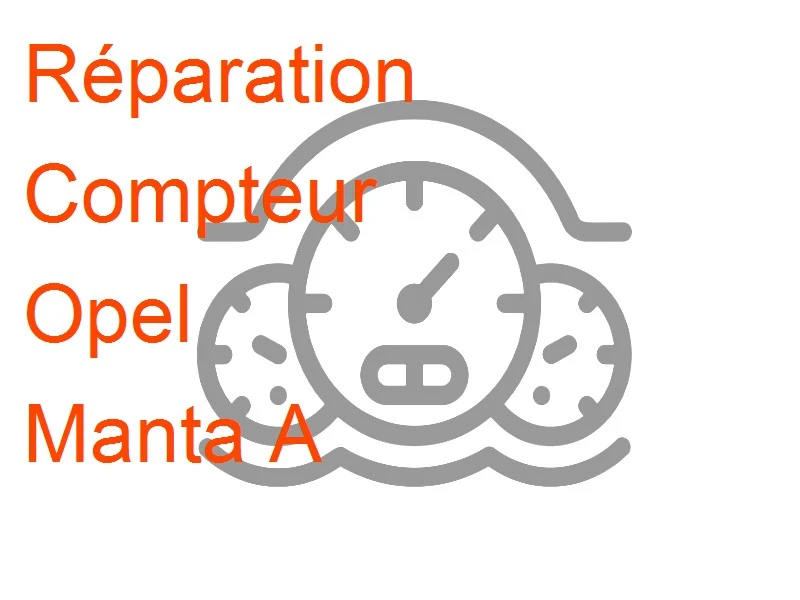 Compteur Opel Manta A