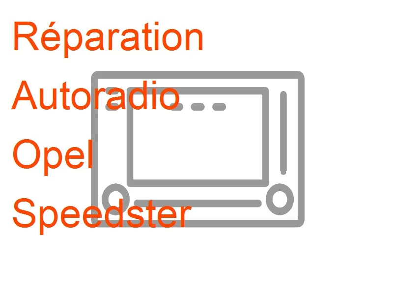 Autoradio Opel Speedster