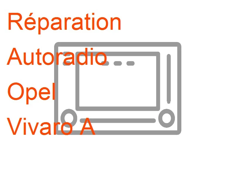 Autoradio Opel Vivaro A