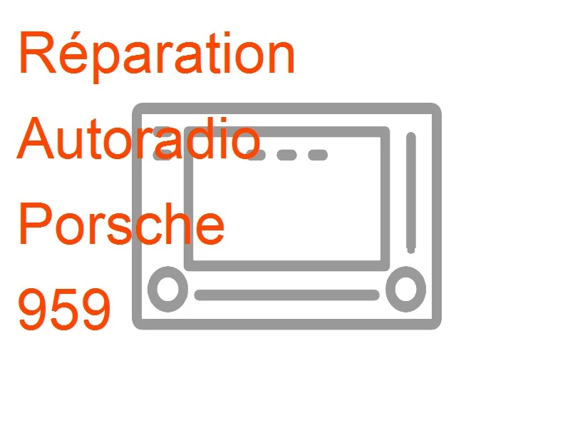 Autoradio Porsche 959