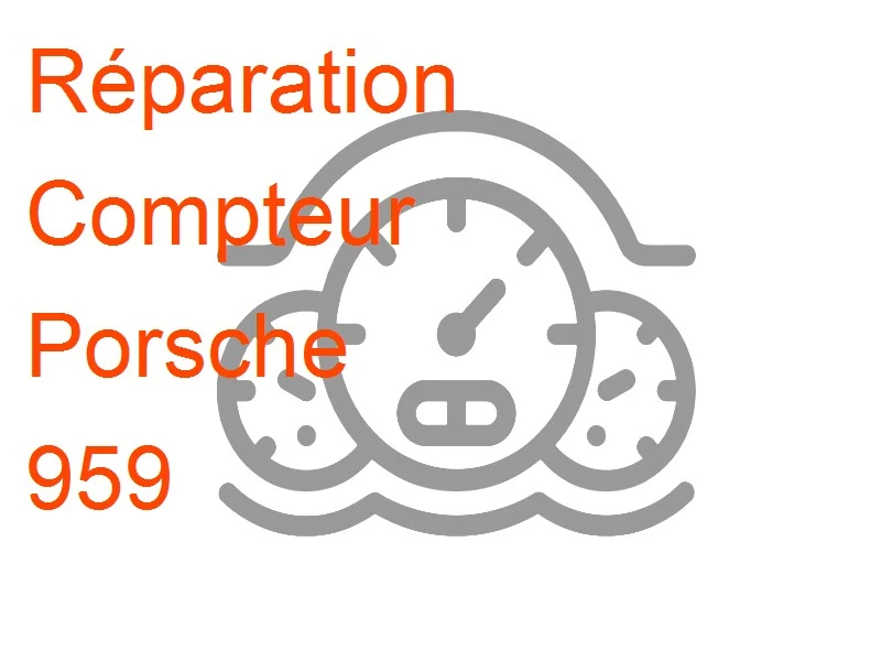 Compteur Porsche 959