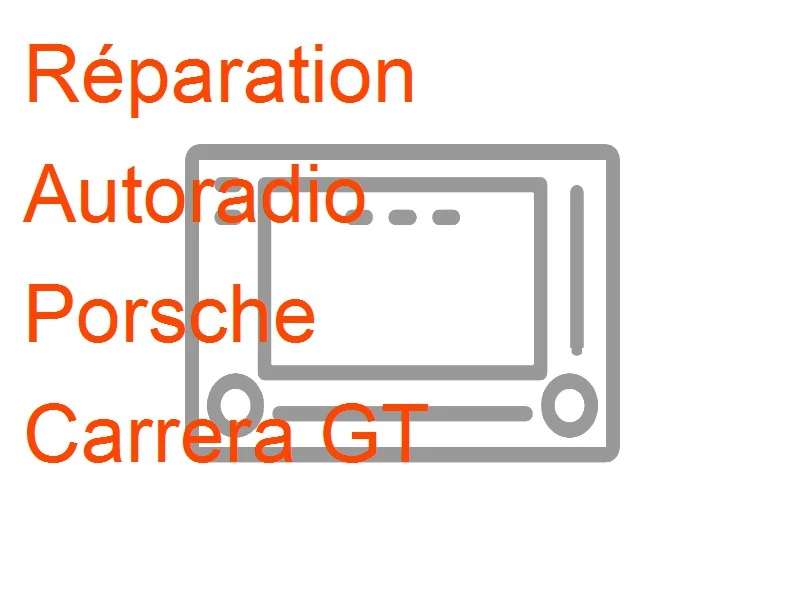 Autoradio Porsche Carrera GT