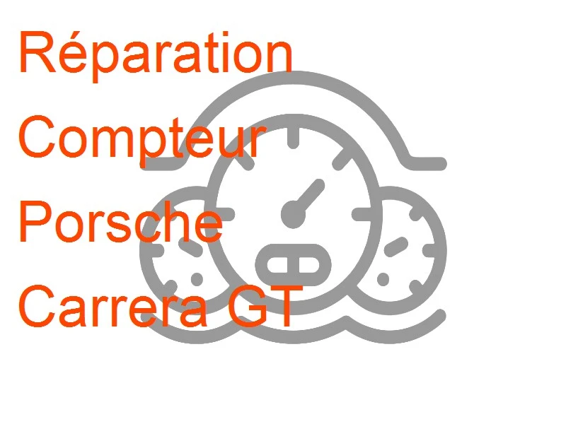 Compteur Porsche Carrera GT