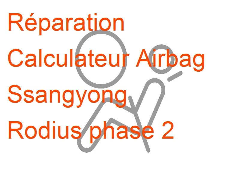 Calculateur Airbag Ssangyong Rodius phase 2