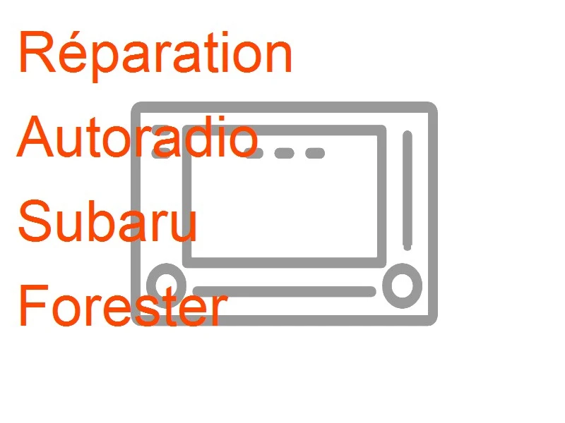 Autoradio Subaru Forester