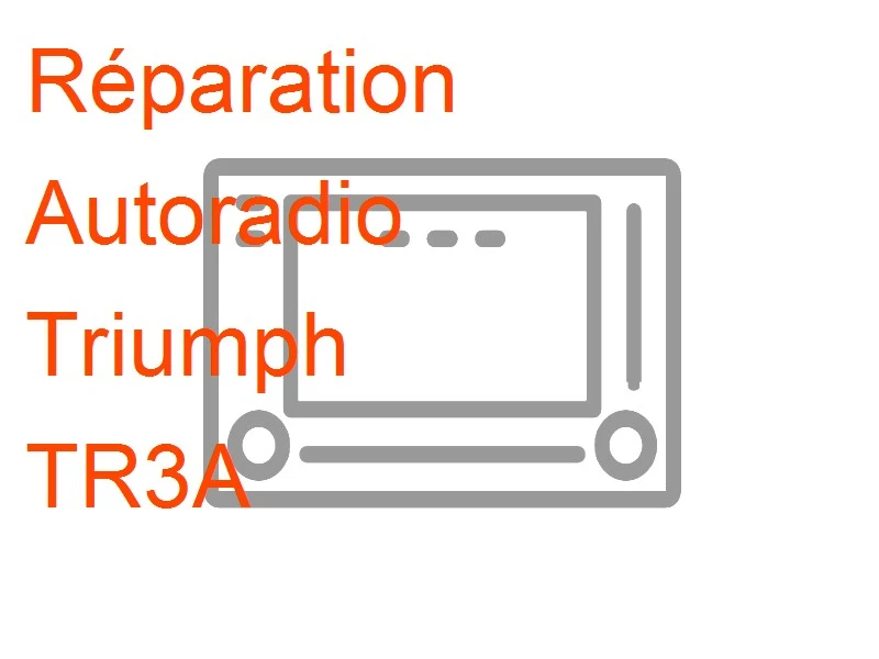 Autoradio Triumph TR3A