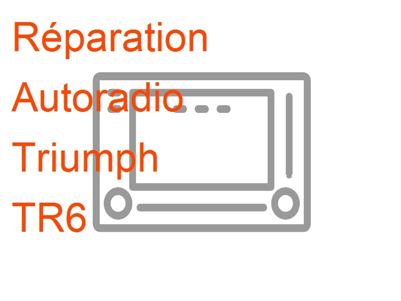 Autoradio Triumph TR6