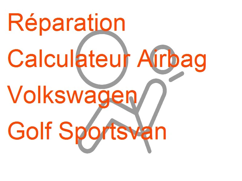 Calculateur Airbag Volkswagen Golf Sportsvan