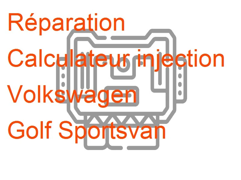 Calculateur injection Volkswagen Golf Sportsvan