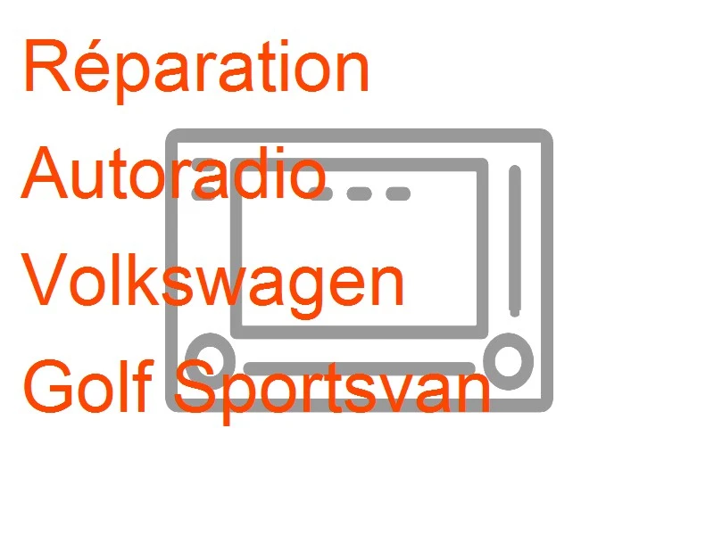 Autoradio Volkswagen Golf Sportsvan