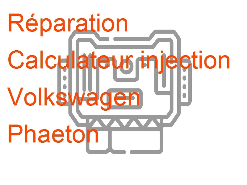 Calculateur injection Volkswagen Phaeton