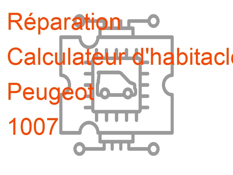 Calculateur d'habitacle BSI Peugeot 1007