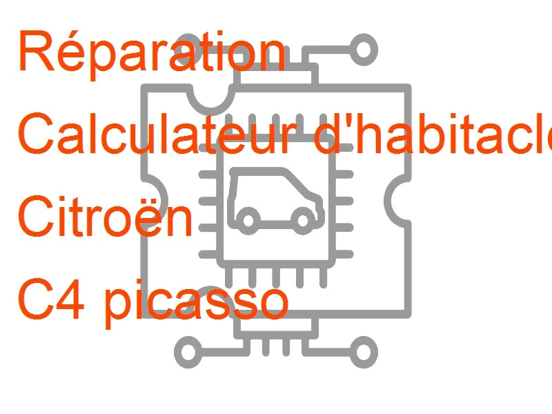 Calculateur d'habitacle BSI Citroën C4 picasso