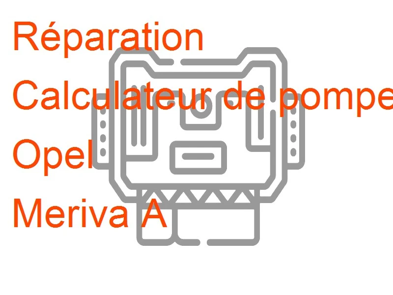 Calculateur de pompe à injection Opel Meriva A