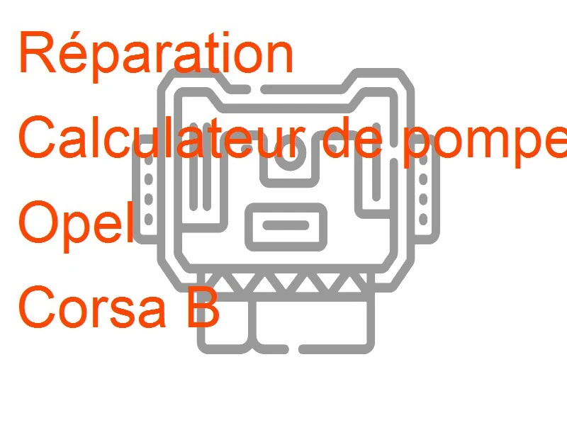 Calculateur de pompe à injection Opel Corsa B