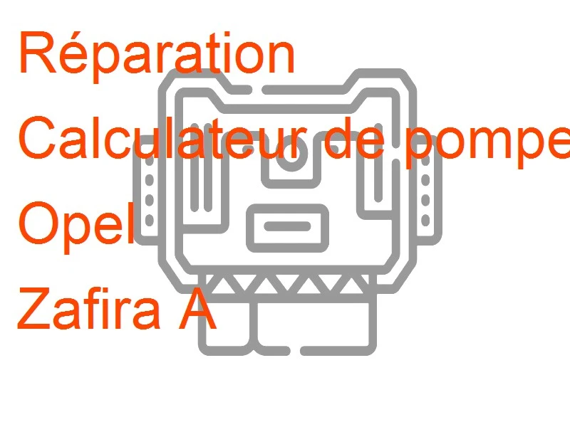 Calculateur de pompe à injection Opel Zafira A