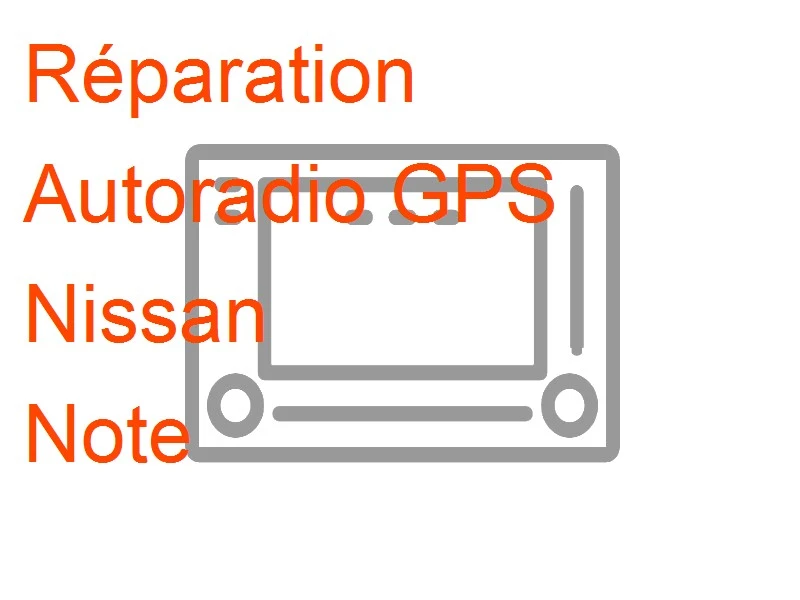Autoradio GPS Nissan Note