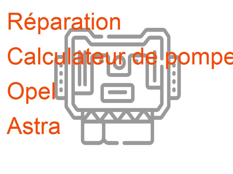 Calculateur de pompe à injection Opel Astra