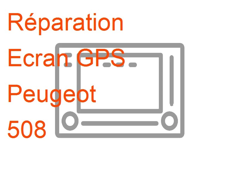 Ecran GPS Peugeot 508
