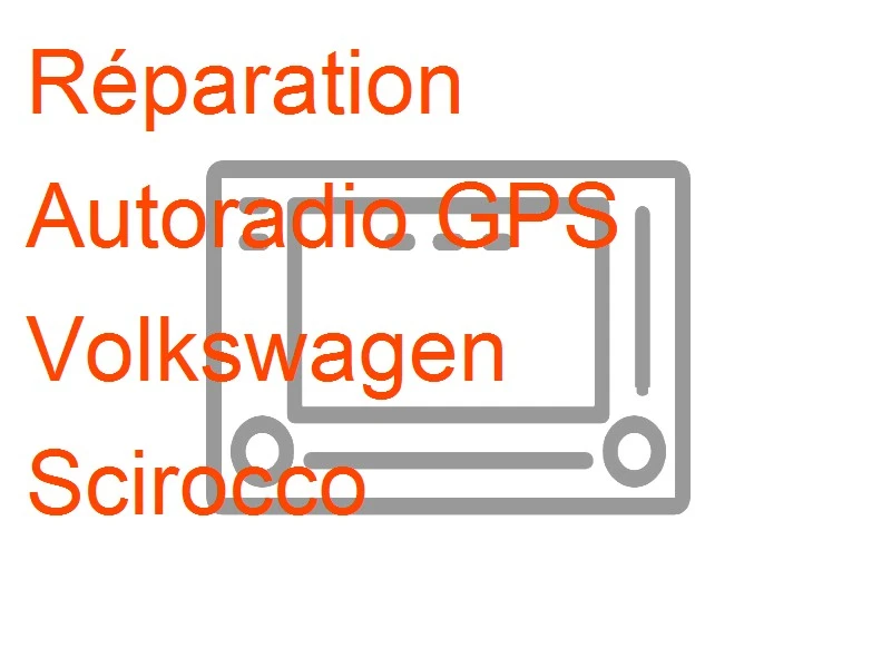 Autoradio GPS Volkswagen Scirocco