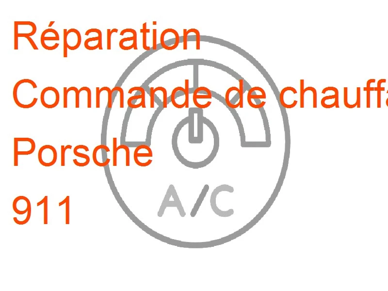 Commande de chauffage Porsche 911