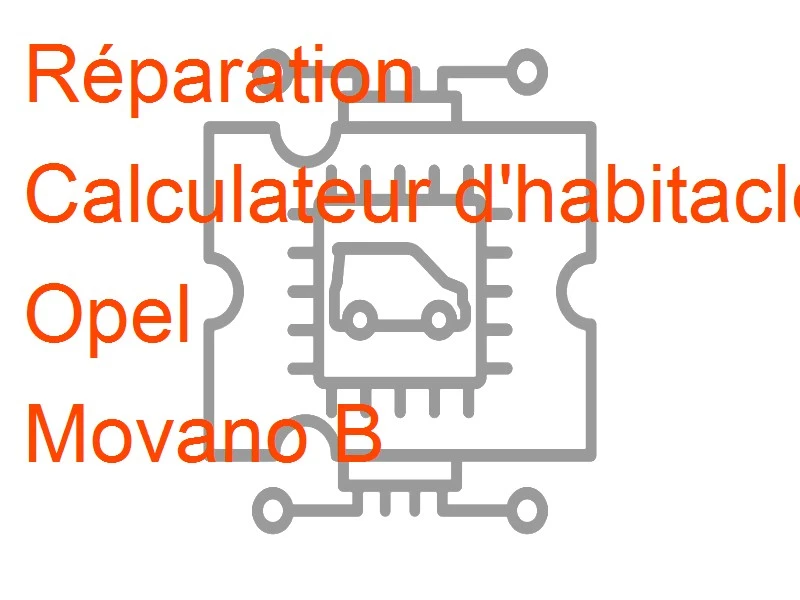 Calculateur d'habitacle BCM UCH Opel Movano B Johnson Controls (JCAE)