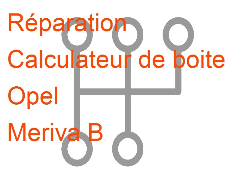 Calculateur de boite Opel Meriva B