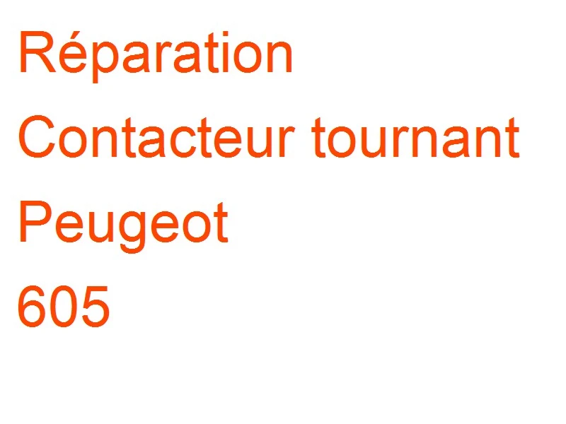 Contacteur tournant Peugeot 605