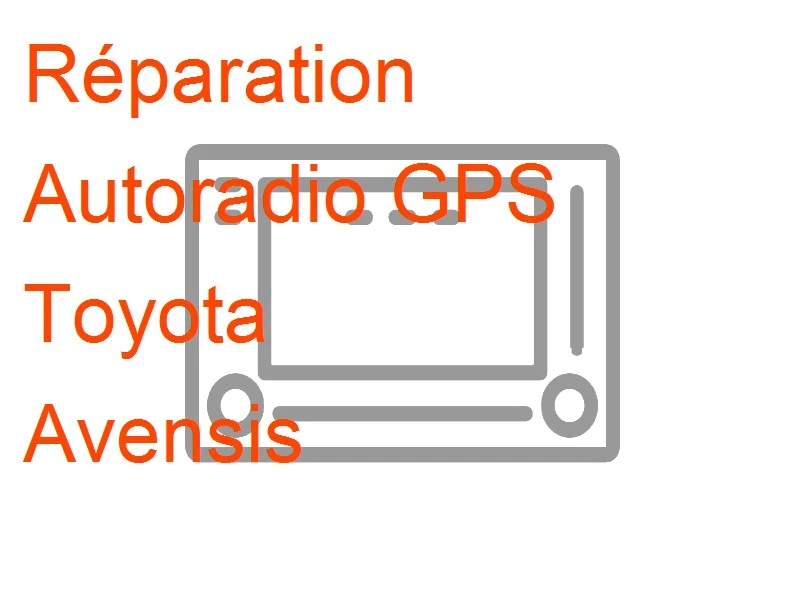 Autoradio GPS Toyota Avensis