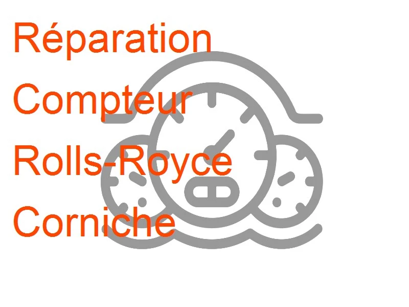 Compteur Rolls-Royce Corniche