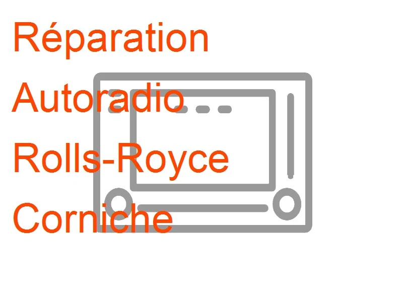Autoradio Rolls-Royce Corniche