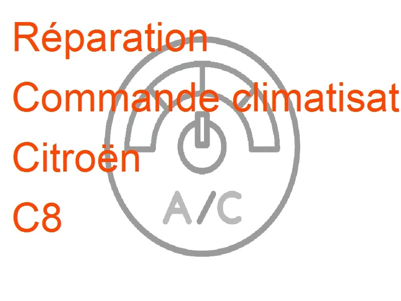 Commande climatisation Citroën C8