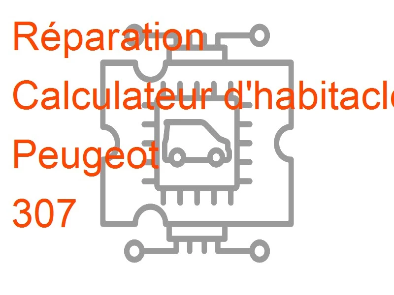 Calculateur d'habitacle BSI Peugeot 307