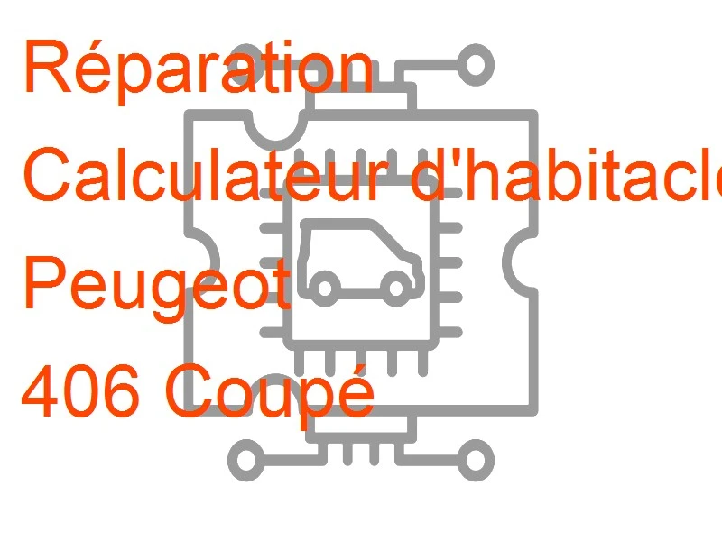 Calculateur d'habitacle BSI Peugeot 406 Coupé