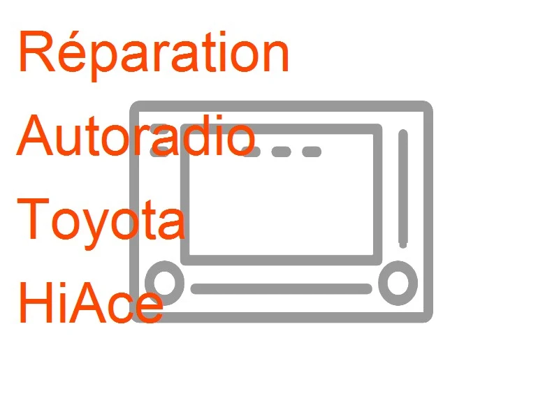 Autoradio Toyota HiAce