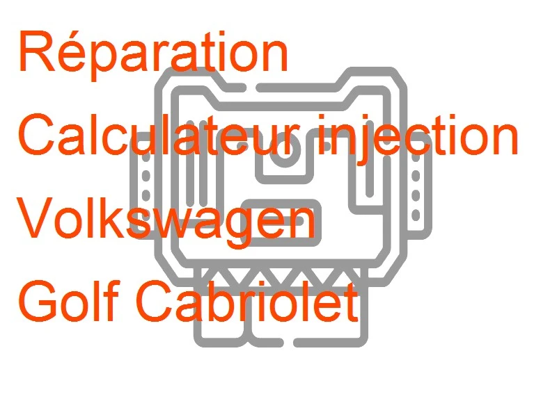 Calculateur injection Volkswagen Golf Cabriolet