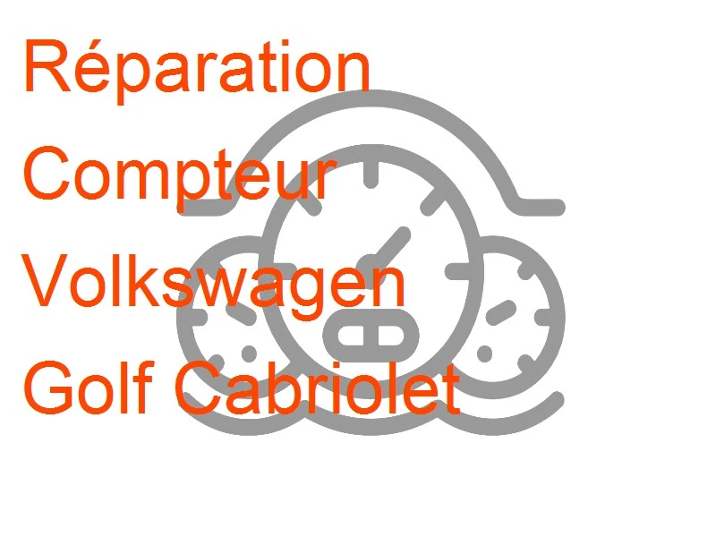 Compteur Volkswagen Golf Cabriolet