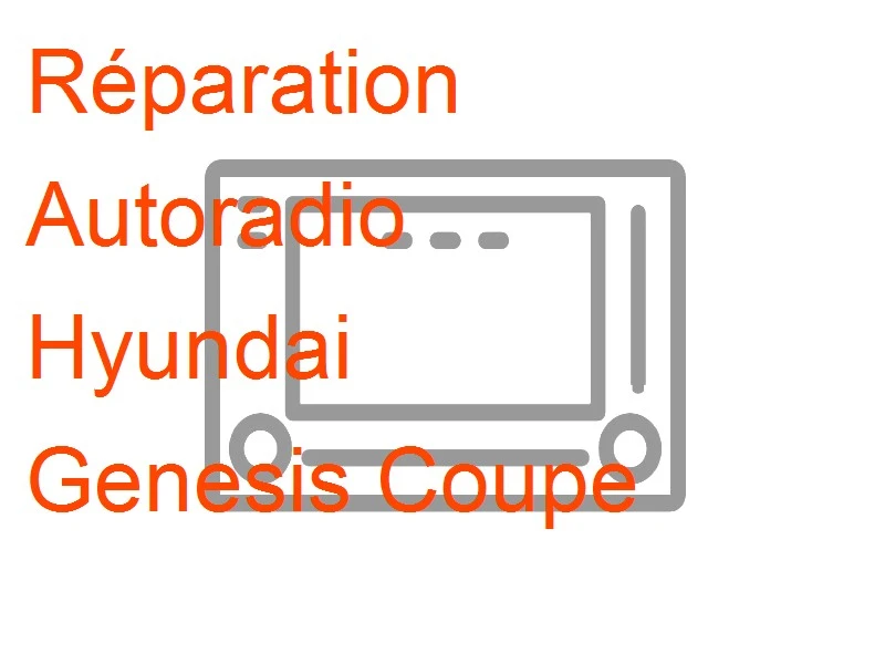 Autoradio Hyundai Genesis Coupe