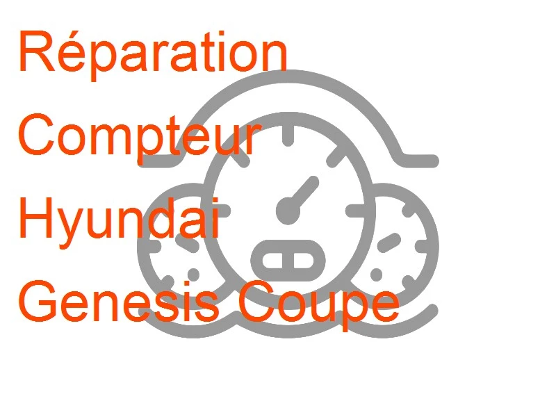 Compteur Hyundai Genesis Coupe
