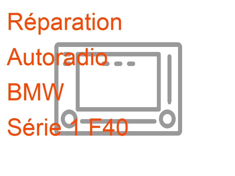 Autoradio BMW Série 1 F40