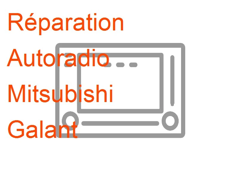 Autoradio Mitsubishi Galant