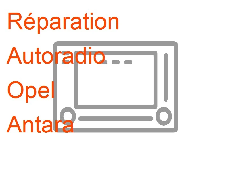 Autoradio Opel Antara