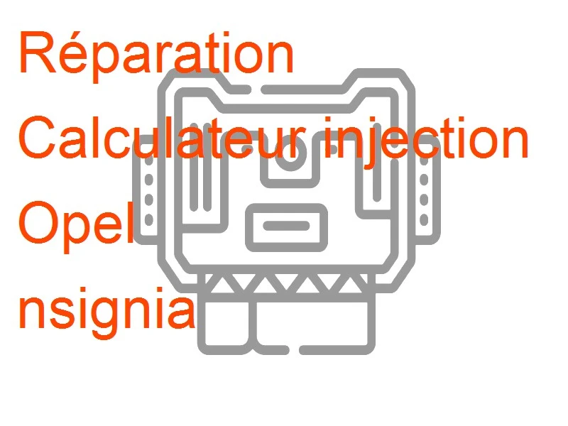 Calculateur injection Opel nsignia
