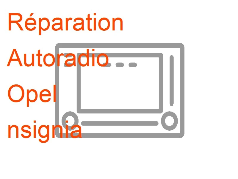 Autoradio Opel nsignia