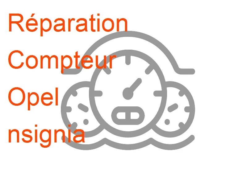 Compteur Opel nsignia