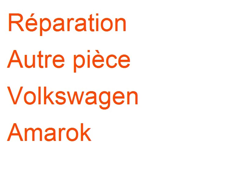 Autre pièce Volkswagen Amarok