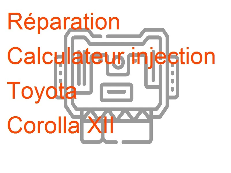 Calculateur injection Toyota Corolla XII