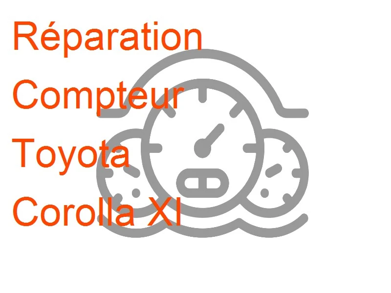 Compteur Toyota Corolla XI